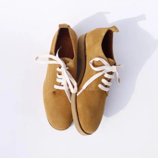 Tan Suede - Leather Combination