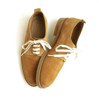 Tan Suede Shoes + Belt Combination