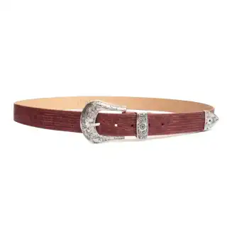 Tan Leather Belt Combination