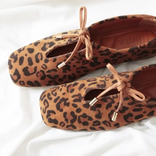 Leopard Slippers + Ballerinas Combination Package