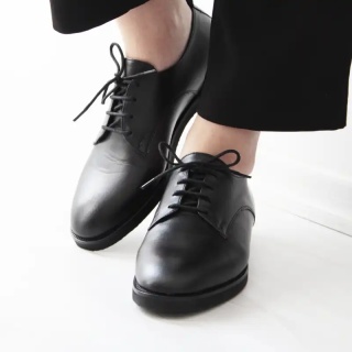 Black Agnés Women's Leather Shoes