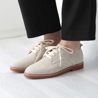 Beige Edgar Women's Suede Shoes