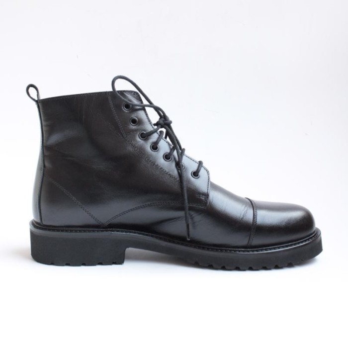 Black Ilgaz Men's Leather Boots