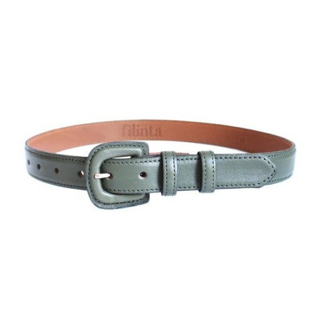 Khaki Misis Women's Leather Belt