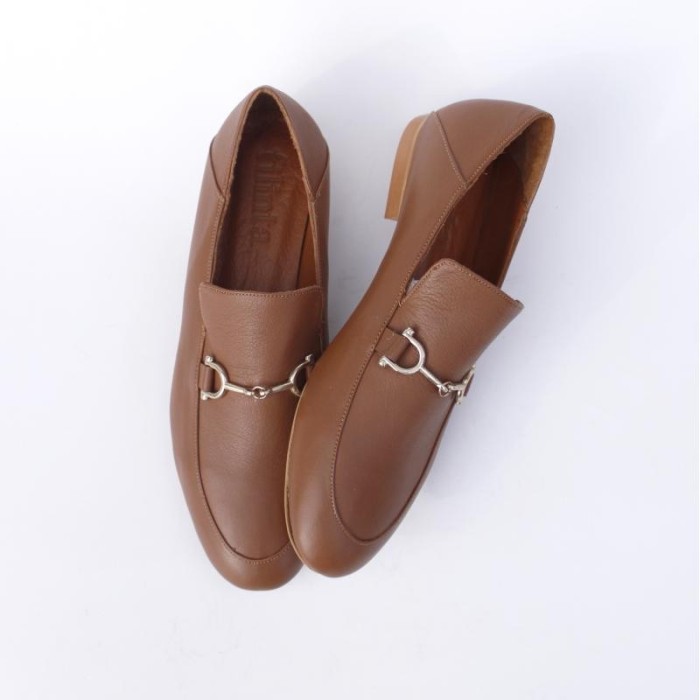 Brown Berthe Women's Leather Loafer