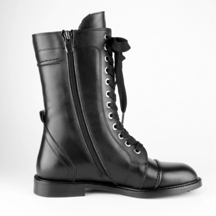 Black Tomris Women's Leather Boots