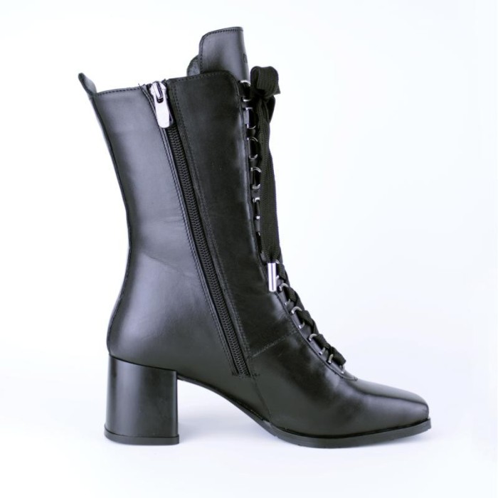 Black Phoebe Women's Leather Boots