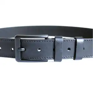 Black Sardes Men's Leather Belt