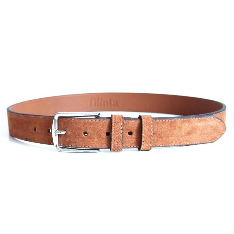 Tan Derbent Men's Suede Belt