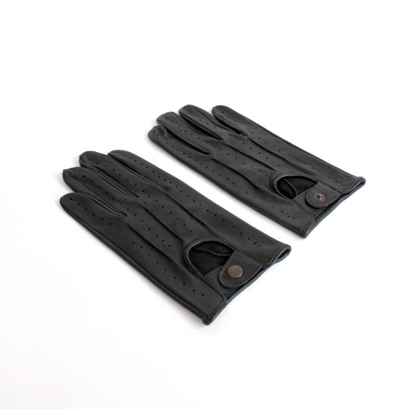 Black Alaska Men's Leather Gloves