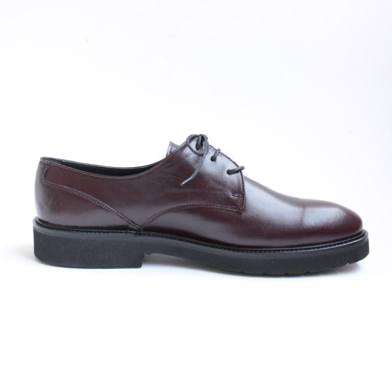 Burgundy Fikret Men's Leather Shoes