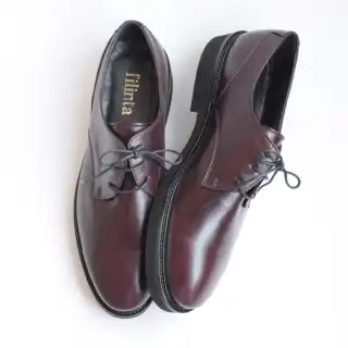 Burgundy Fikret Men's Leather Shoes