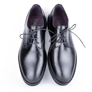 Black Fikret Men's Leather Shoes