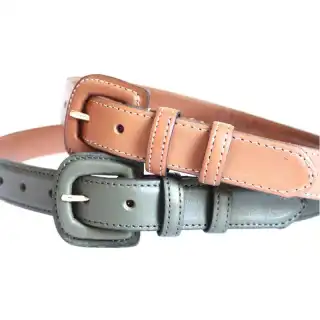 Khaki Misis Women's Leather Belt