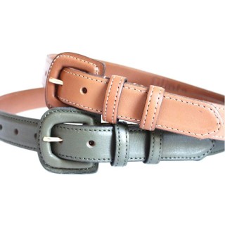 Khaki Misis Women's Leather Belt