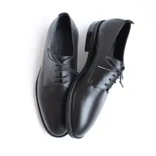 Black Hergé Men's Leather Shoes