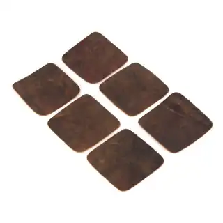 Genuine Leather Round Coaster