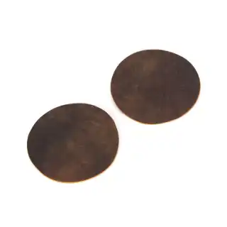 Genuine Leather Round Coaster