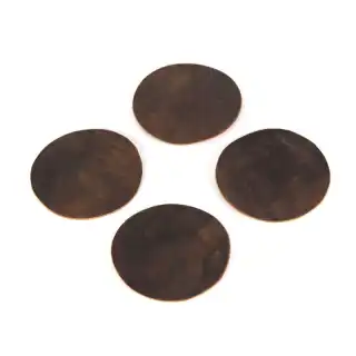 Genuine Leather Round Coaster