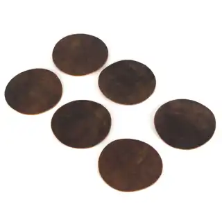 Genuine Leather Round Coaster