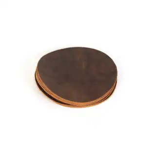 Genuine Leather Round Coaster