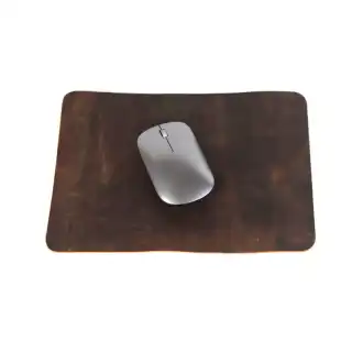 Genuine leather mouse pad