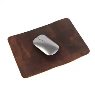 Genuine leather mouse pad